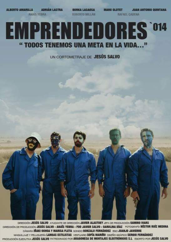 Cartel cortometraje EMPRENDEDORES´014 DUAS