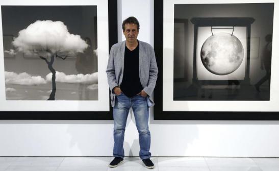 El fotógrafo Chema Madoz en la inauguración de la exposición `Las reglas del juego´