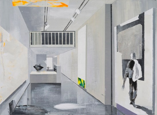 Alfonso Albacete, Joc 6. Pintura histórica, 2015, acrilico sobre lienzo, 24x33cm.