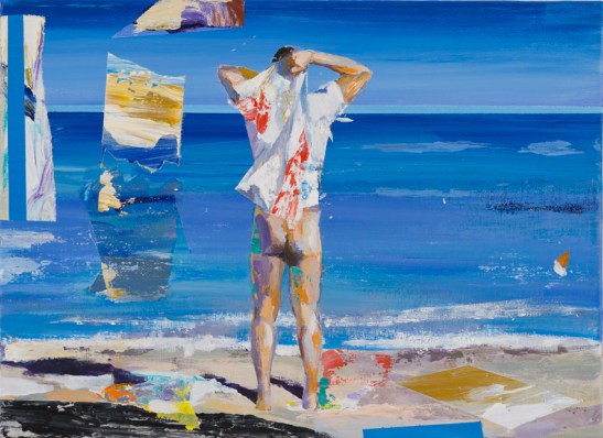 Alfonso Albacete, Joc 8. Liturgia, 2015, acrilico sobre lienzo, 24x33cm