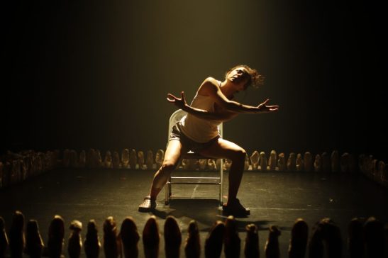 'Solo quería bailar', protagonizada por Olalla Hernández. Fotografía de Dani Jaén.
